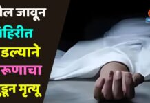 तोल जावून विहिरीत पडल्याने तरूणाचा बुडून मृत्यू