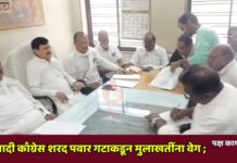 राष्ट्रवादी काँग्रेस शरद पवार गटाकडून मुलाखतींना वेग ; पक्ष कार्यालयात गर्दी