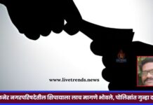 अमळनेर नगरपरिषदेतील शिपायाला लाच मागणे भोवले, पोलिसांत गुन्हा दाखल