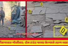 चाळीसगावात गोळीबार; दोन राऊंड फायर केल्याने तरूण जखमी !