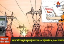 थंडीच्या काळातही वीजबिलांचा शॉक; स्मार्ट मीटरमुळे मुक्ताईनगरात २५ दिवसांत ४,५०० रुपयांचे बिल