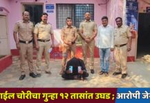मोबाईल चोरीचा गुन्हा १२ तासांत उघड ; आरोपी जेरबंद