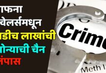 बाफना ज्वेलर्समधून अडीच लाखांची सोन्याची चैन लंपास