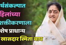 अर्थसंकल्पात महिलांच्या सशक्तीकरणाला विशेष प्राधान्य – खासदार स्मिता वाघ