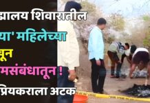 पद्मालय शिवारातील ‘त्या’ महिलेच्या खून प्रेमसंबंधातून !; प्रियकराला अटक