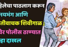 महिलेचा पाठलाग करून विनयभंग आणि जातीवाचक शिवीगाळ ; रावेर पोलीस ठाण्यात गुन्हा दाखल
