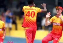 टी-२० विश्वचषकात मोठा उलटफेर; झिम्बाब्वेची ऑस्ट्रेलियावर २३ धावांनी मात