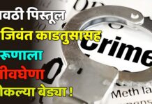 गावठी पिस्तूल व जिवंत काडतुसासह तरूणाला ठोकल्या बेड्या !