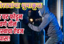 धरणगावात चोरट्यांचा धुमाकूळ; बंद घर फोडून पावणे तीन लाखांचा ऐवज लंपास!