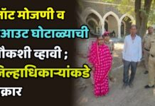 प्लॉट मोजणी व लेआउट घोटाळ्याची चौकशी व्हावी ; जिल्हाधिकाऱ्यांकडे तक्रार