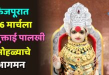 फैजपूरात 16 मार्चला मुक्ताई पालखी सोहळ्याचे आगमन