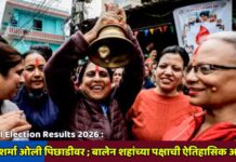 Nepal Election Results 2026 : केपी शर्मा ओली पिछाडीवर ; बालेन शहांच्या पक्षाची ऐतिहासिक आघाडी