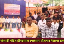 दिव्यांगांसाठी पंडित दीनदयाल उपाध्याय रोजगार मेळावा उत्साहात