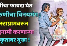 मैत्रीचा फायदा घेत तरुणीचा विनयभंग ; इन्स्टाग्रामवरून बदनामी करणाऱ्या विकृतावर गुन्हा !