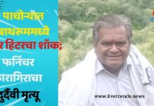 पाचोर्यात बाथरूममध्ये वॉटर हिटरचा शॉक; फर्निचर कारागिराचा दुर्दैवी मृत्यू