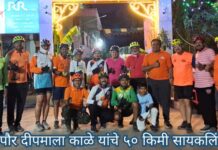 श्रीराम नवमीला महापौर दीपमाला काळे यांचे ५० किमी सायकलिंग !