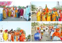 जळगावात गुढीपाडव्याची जल्लोषात शोभायात्रा; ढोल-लेझीमने रंगला नववर्षाचा उत्सव