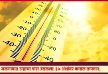 जळगावात उन्हाचा पारा उसळला; ३७ अंशांवर कमाल तापमान, आर्द्रतेत झपाट्याने घट