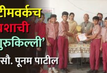‘टीमवर्कच यशाची गुरुकिल्ली’ – सौ. पूनम पाटील