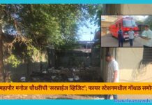 उपमहापौर मनोज चौधरींची ‘सरप्राईज व्हिजिट’; फायर स्टेशनमधील गोंधळ समोर