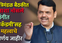 मंत्रिमंडळ बैठकीत ‘आशा भोसले संगीत अकॅडमी’सह 8 महत्त्वाचे निर्णय जाहीर