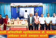 गोदावरी अभियांत्रिकी महाविद्यालयात डॉ. बाबासाहेब आंबेडकर जयंती उत्साहात साजरी