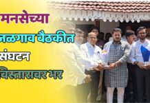 मनसेच्या जळगाव बैठकीत संघटन विस्तारावर भर; तालुकानिहाय आढावा