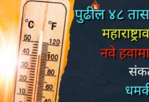 पुढील ४८ तासांत महाराष्ट्रावर नवे हवामान संकट