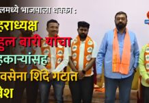 यावलमध्ये भाजपाला मोठा धक्का : शहराध्यक्ष राहुल बारी यांचा सहकाऱ्यांसह शिवसेना शिंदे गटात प्रवेश