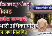 कर्तव्यात कसूर भोवली : बोदवड पोलीस ठाण्याचे प्रभारी अधिकाऱ्यांसह तीन जण निलंबित