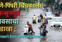 पुणे-पिंपरी चिंचवडला मान्सूनपूर्व पावसाचा तडाखा ; उकाड्याने हैराण नागरिकांना दिलासा