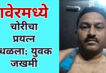 रावेरमध्ये चोरीचा प्रयत्न उधळला; युवक जखमी
