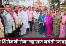संत शिरोमणी सेना महाराज जयंती उत्साहात ; भव्य शोभायात्रेने शहर दुमदुमले