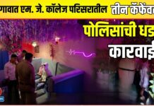 जळगावात एम. जे. कॉलेज परिसरातील तीन कॅफेंवर पोलिसांची धडक कारवाई !