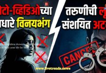 फोटो-व्हिडिओच्या आधारे तरूणीचा विनयभंग आणि लूट; संशयिताला अटक