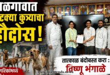 जळगावात भटक्या कुत्र्यांचा हैदोस; तात्काळ बंदोबस्त करा : विष्णू भंगाळे