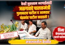 केळी नुकसान भरपाईसाठी जळगावचे पालकमंत्री गुलाबराव पाटील व आमदार चंद्रकांत पाटील कडाडले; मंत्रालयातील बैठकीत विमा कंपन्यांना धरले धारेवर!