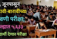 १६ जूनपासून दहावी-बारावीच्या पुरवणी परीक्षा; जिल्ह्यात ५,६३३ विद्यार्थी देणार परीक्षा