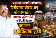 जळगाव मनपाचे २३६८ गाळेधारक, फेरीवाला धोरण अन् नोकरभरती; आमदार सुरेश भोळे यांनी अधिवेशनात मांडला औचित्याचा मुद्दा