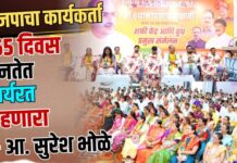 भाजपाचा कार्यकर्ता ३६५ दिवस जनतेत कार्यरत राहणारा – आ. सुरेश भोळे