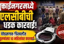 मुक्ताईनगरमध्ये एलसीबीची धडक कारवाई! घोडसगाव-चिखलीत १३ पुरुषांसह १० महिलांवर कारवाई