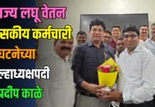 राज्य लघू वेतन शासकीय कर्मचारी संघटनेच्या जिल्हाध्यक्षपदी प्रदीप काळे