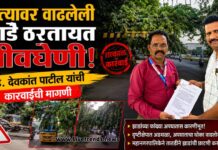 रस्त्यावर वाढलेली झाडे ठरतायत जीवघेणी; अॅड. देवकांत पाटील यांची कारवाईची मागणी