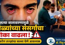 बदलत्या वातावरणामुळे डोळ्यांच्या संसर्गाचा धोका वाढला ; नेत्ररोग तज्ज्ञांचा सल्ला घेणे आवश्यक – नेत्ररोग तज्ज्ञ डॉ. नितु पाटील