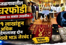 जळगावातील घरफोडी अवघ्या २४ तासांत उघडकीस ; ३१ लाखांहून अधिक मुद्देमालासह दोन सख्खे भाऊ जेरबंद