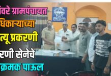 शिवरे ग्रामपंचायत अधिकाऱ्याच्या मृत्यू प्रकरणी करणी सेनेचे आक्रमक पाऊल