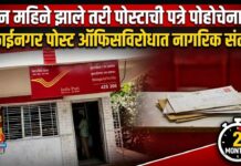 दोन महिने झाले तरी पोस्टाची पत्रे पोहोचेनात; मुक्ताईनगर पोस्ट ऑफिसविरोधात नागरिक संतप्त