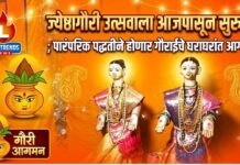 ज्येष्ठागौरी उत्सवाला आजपासून सुरुवात ; पारंपरिक पद्धतीने होणार गौराईचे घराघरांत आगमन
