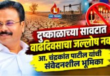 दुष्काळाच्या सावटात वाढदिवसाचा जल्लोष नको ; आ. चंद्रकांत पाटील यांची संवेदनशील भूमिका