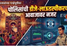 सण-उत्सवांच्या पार्श्वभूमीवर ; पोलिसांची डीजे-लाऊडस्पीकरच्या आवाजावर नजर